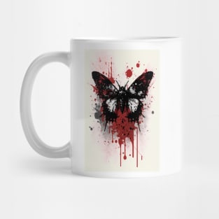 Moth Ink Painting Mug